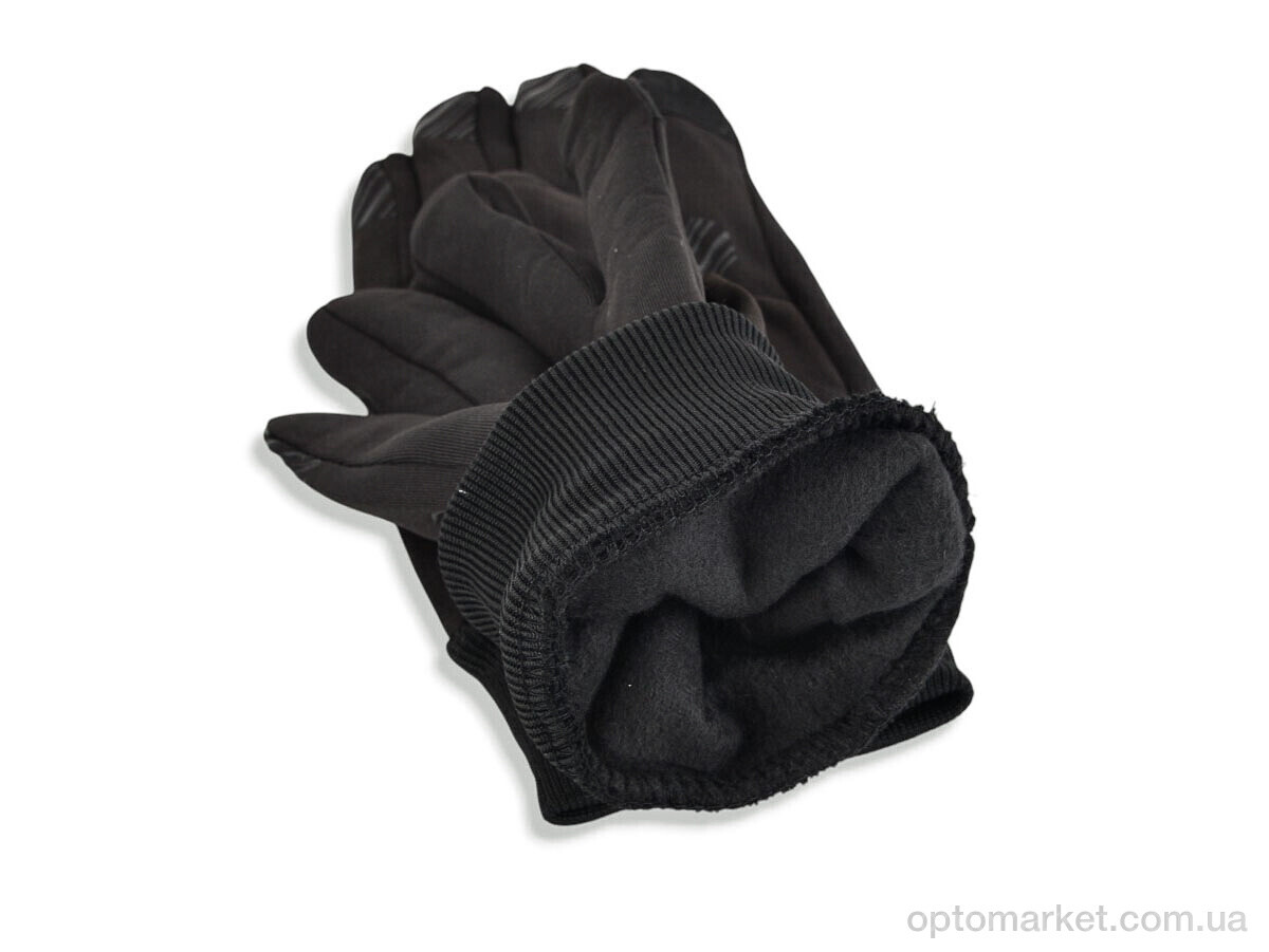 Купить Рукавички чоловічі Z13-01 black N.ke чорний, фото 3