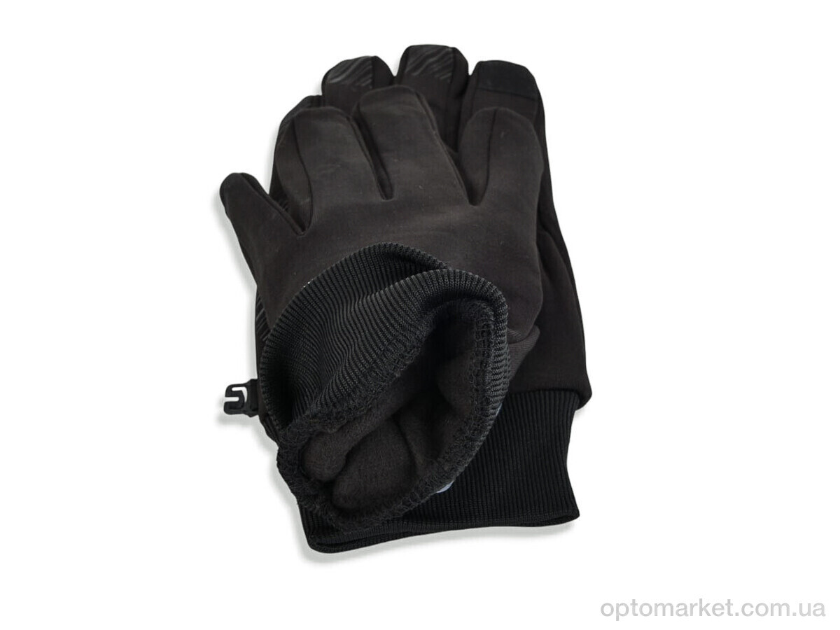 Купить Рукавички чоловічі Z13-05 black T.e north face чорний, фото 3