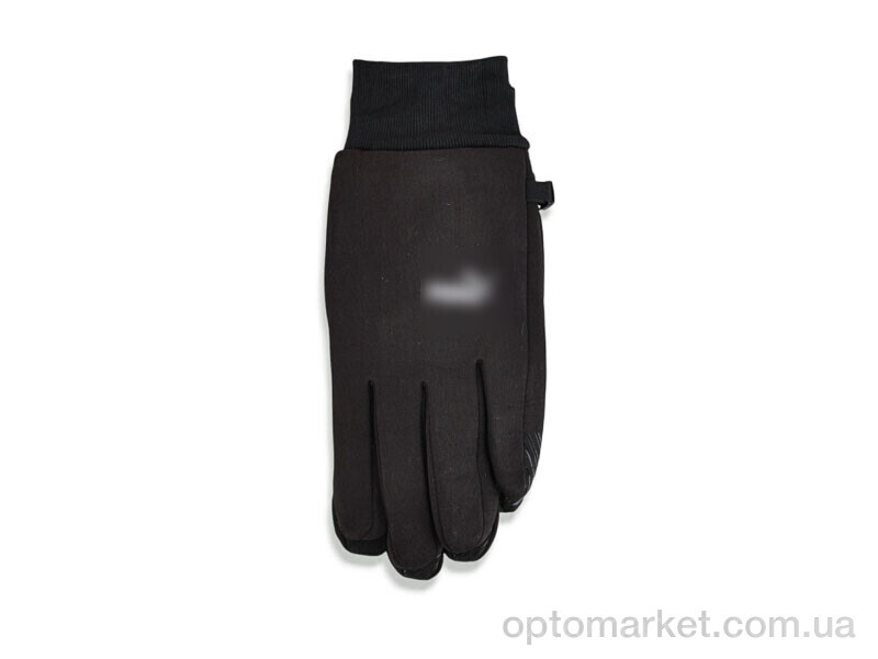 Купить Рукавички чоловічі Z13-06 black P.ma чорний, фото 1