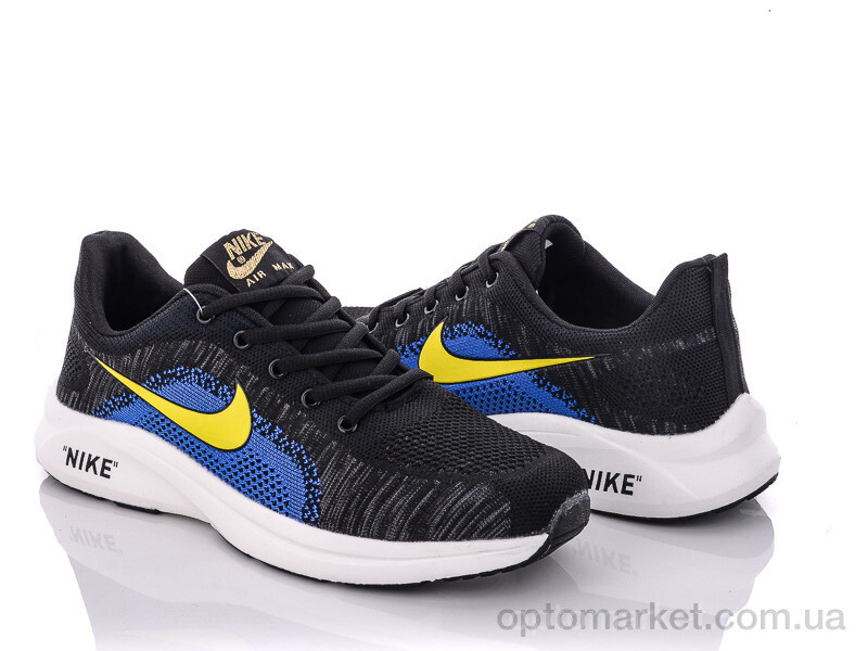 Купить Кросівки чоловічі Z15(1889) black-navy Wonex чорний, фото 2