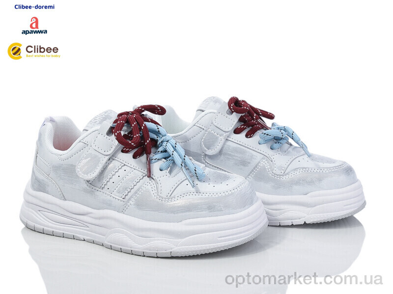 Купить Кросівки дитячі Z169 white-grey Apawwa сірий, фото 1