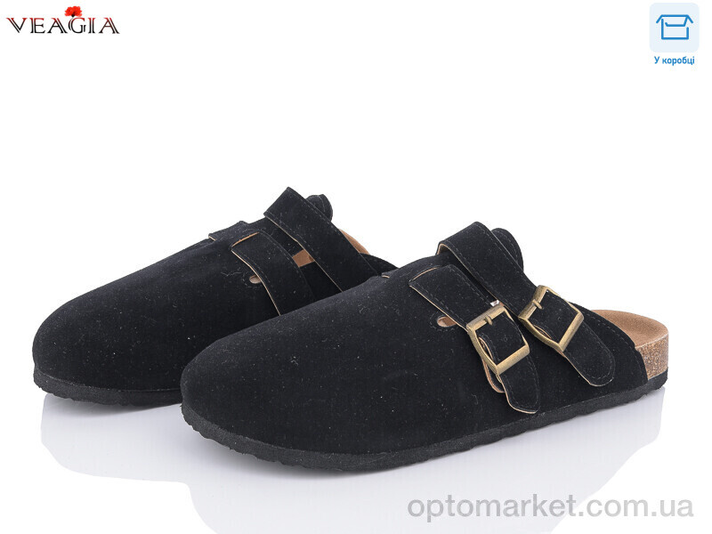 Купить Шльопанці жіночі Z2-1 Veagia чорний, фото 1