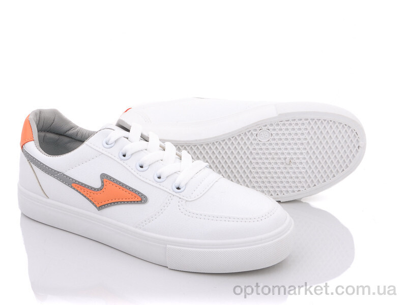 Купить Кросівки жіночі Z4(6821) white-orange-grey Violeta only one білий, фото 1