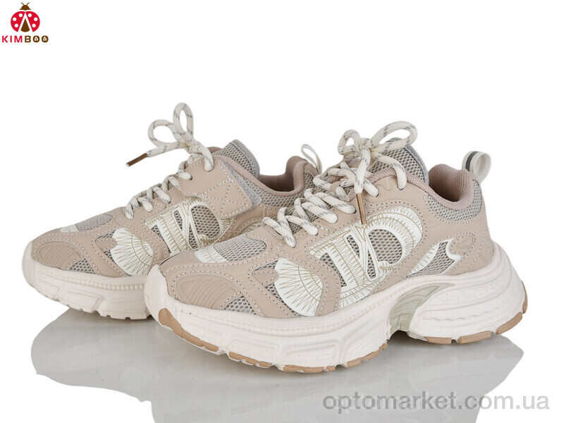 Купить Кросівки дитячі Z602-3K Kimbo-o бежевий, фото 1