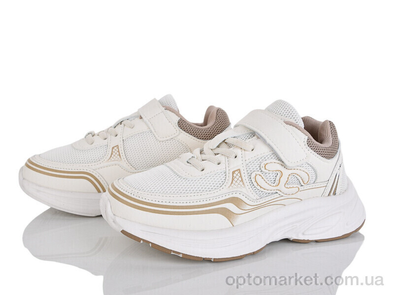 Купить Кросівки дитячі Z606-3K Kim Up бежевий, фото 1