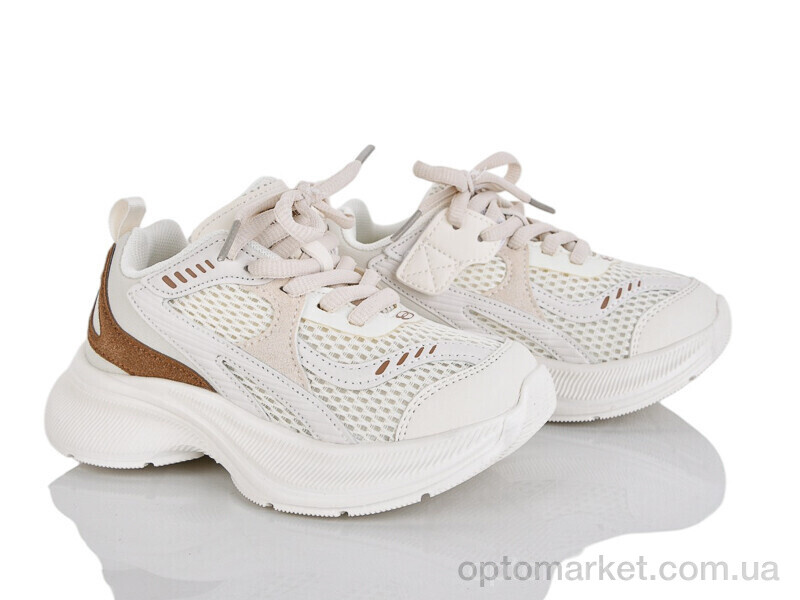 Купить Кросівки дитячі Z635-2K Kim Up бежевий, фото 1