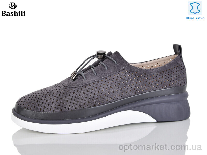 Купить Туфлі жіночі Z63A06-7 Башили сірий, фото 1