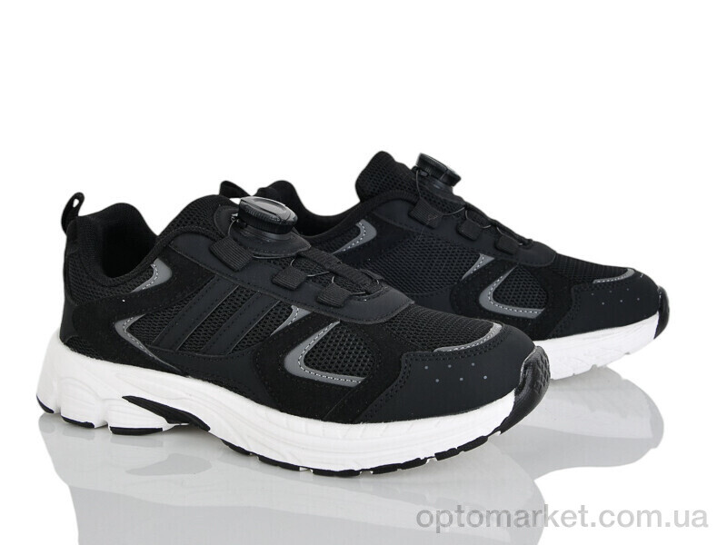 Купить Кросівки унісекс Z671-4A Kim Up чорний, фото 1