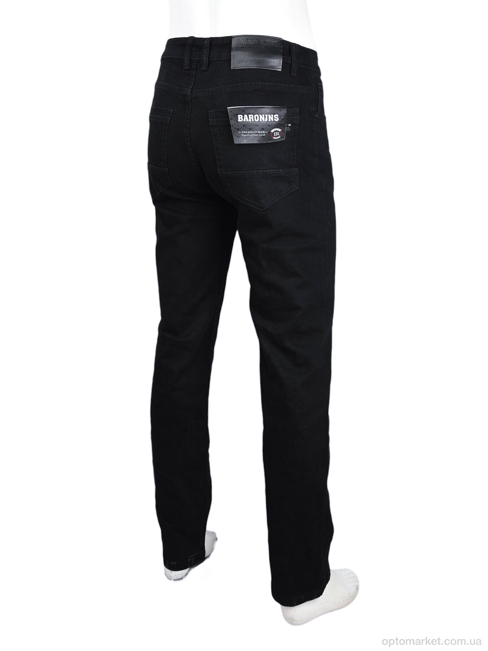 Купить Джинси чоловічі Z7107-1 Baron чорний, фото 2