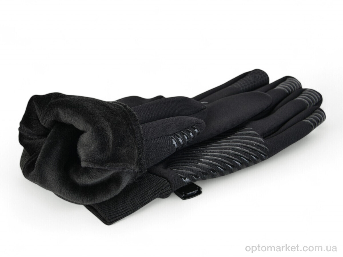 Купить Рукавички унісекс Z8-97 black Number one чорний, фото 2