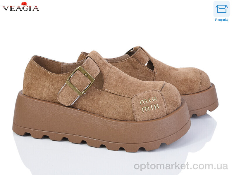 Купить Туфлі жіночі Z9007-3 Veagia хакі, фото 1