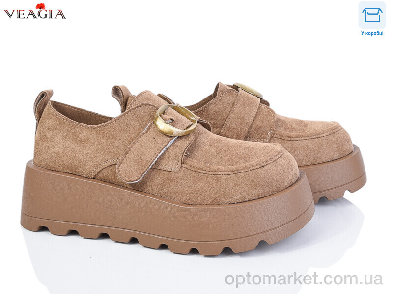 Купить Туфлі жіночі Z9010-3 Veagia хакі, фото 1