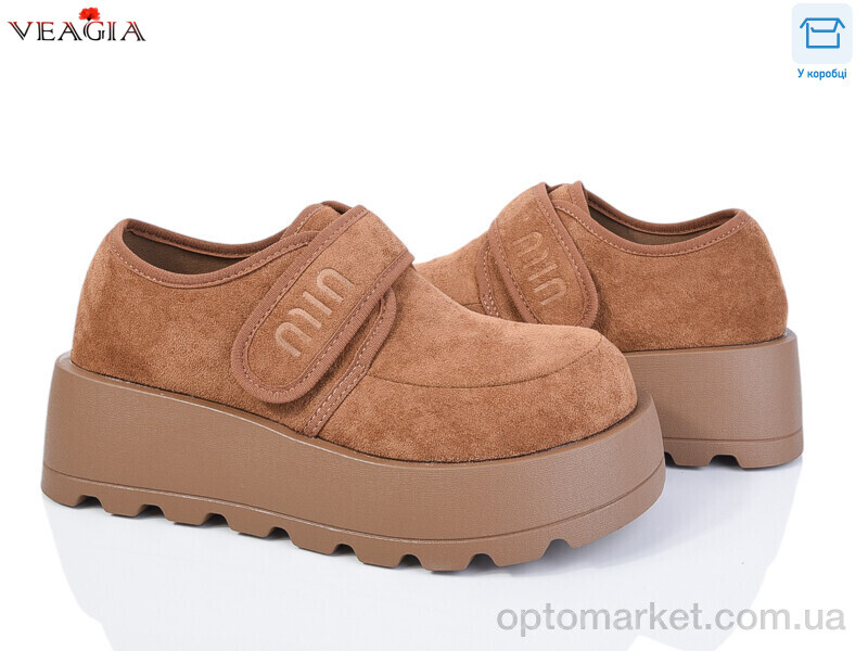 Купить Туфлі жіночі Z9012-2 Veagia коричневий, фото 1