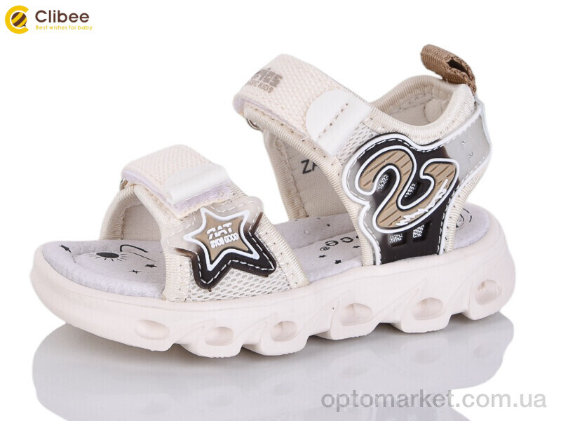 Купить Босоніжки дитячі ZA184-2 beige Clibee бежевий, фото 1