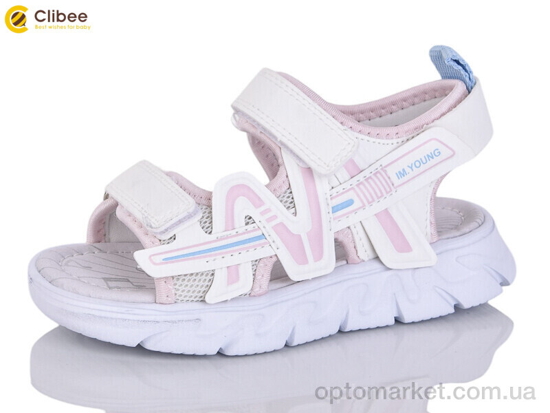 Купить Босоніжки дитячі ZB188-4 white Clibee білий, фото 1