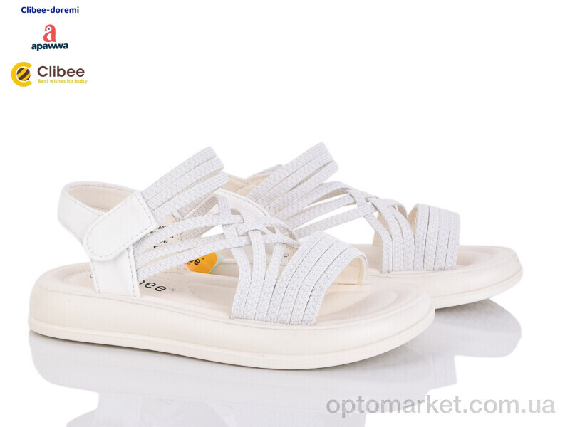 Купить Босоніжки дитячі ZB194-1 white Clibee бежевий, фото 1