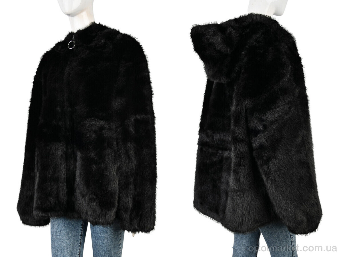 Купить Шуба жіночі ZD831 black Aimeiyoung чорний, фото 3