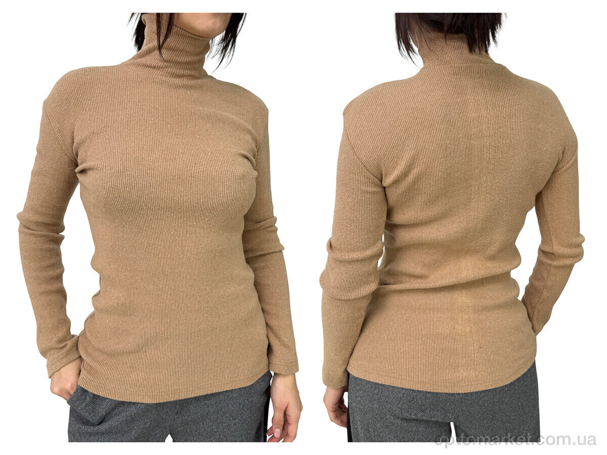 Купить Гольфи жіночі Ж002-4 d.beige Wonderone коричневий, фото 3