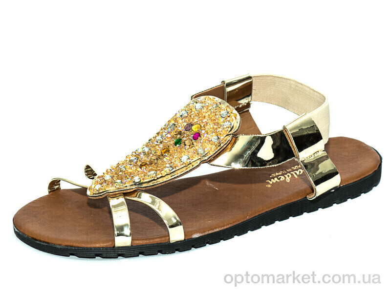 Купить Босоніжки жіночі Ж060Б золотой Waldem золотий, фото 1