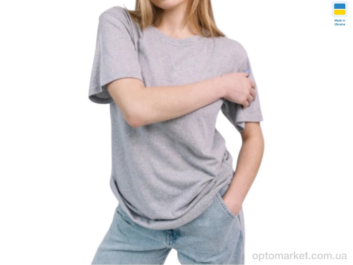 Купить Футболка жіночі Ж080 св.сірий Sport style сірий, фото 1
