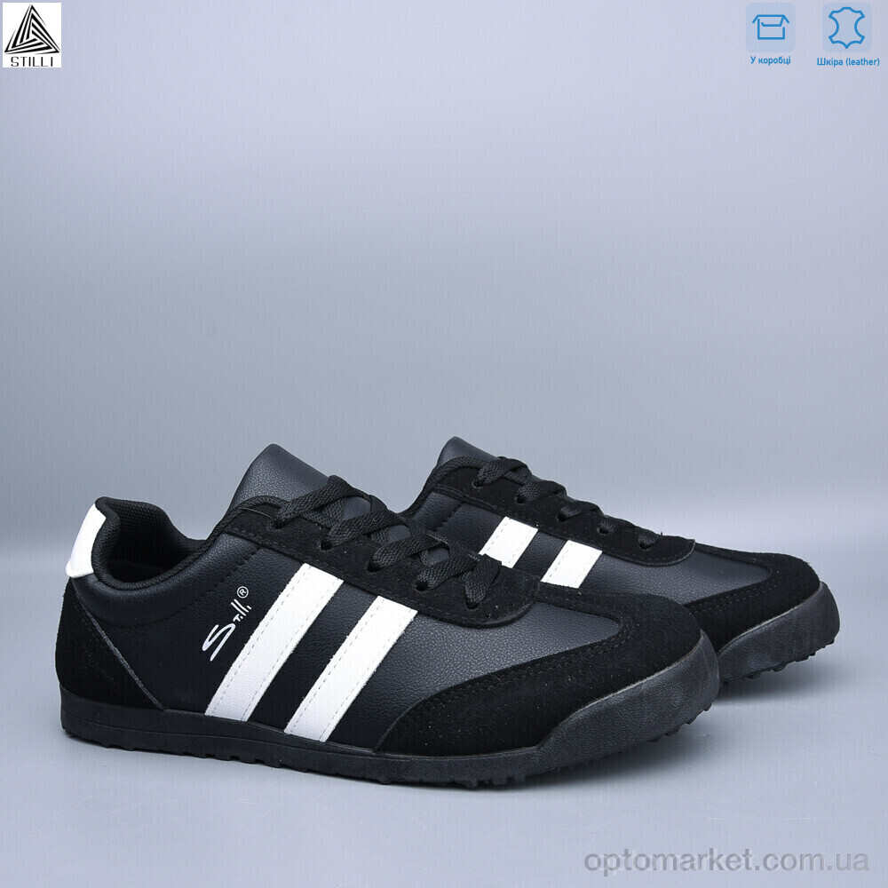 Купить Кросівки жіночі ZH10-6 шкіра Stilli чорний, фото 2