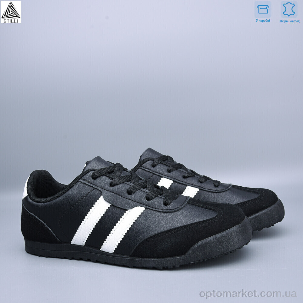 Купить Кросівки жіночі ZH20-3 шкіра Stilli чорний, фото 2