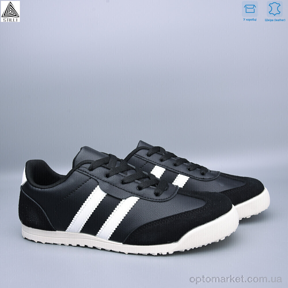 Купить Кросівки жіночі ZH20-4 шкіра Stilli чорний, фото 2
