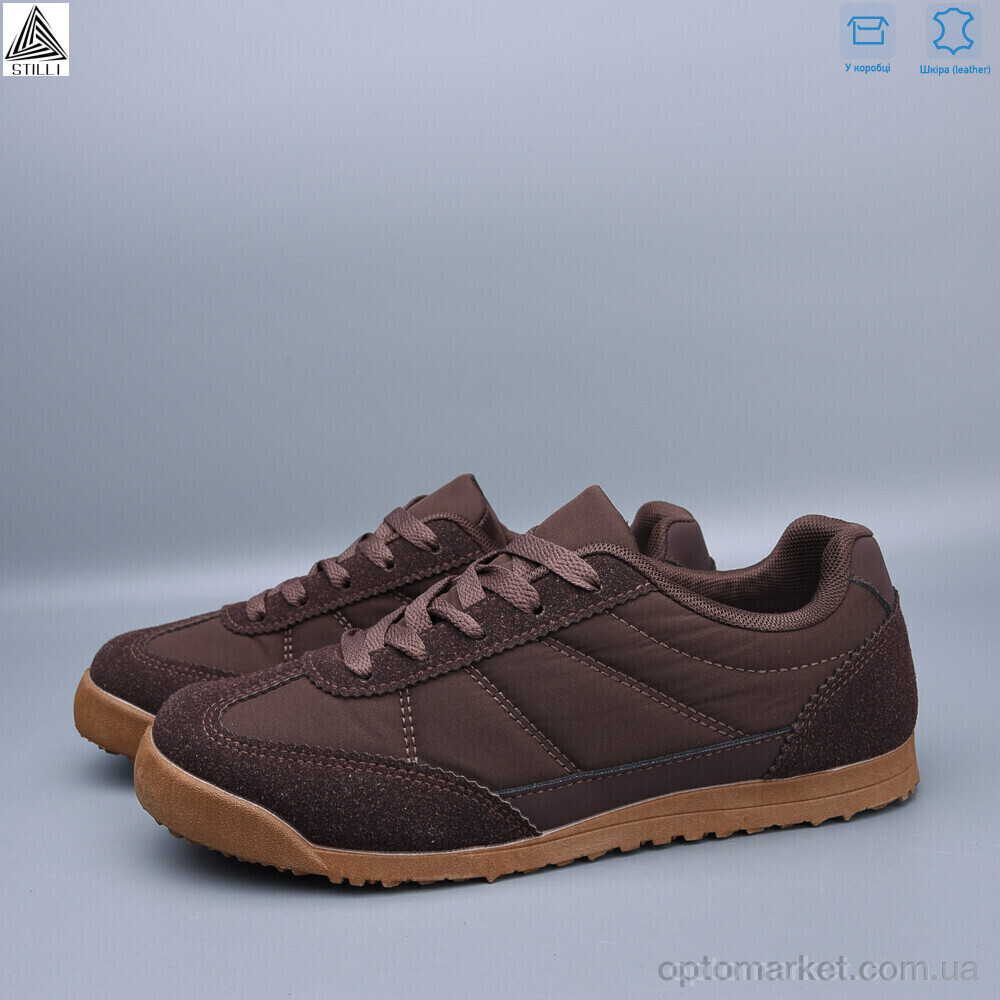 Купить Кросівки жіночі ZH60-3 шкіра Stilli коричневий, фото 2