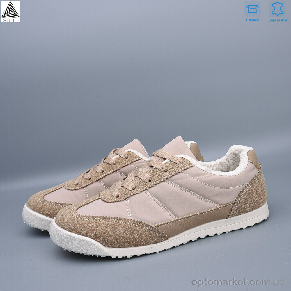 Купить Кросівки жіночі ZH60-5 шкіра Stilli коричневий, фото 2