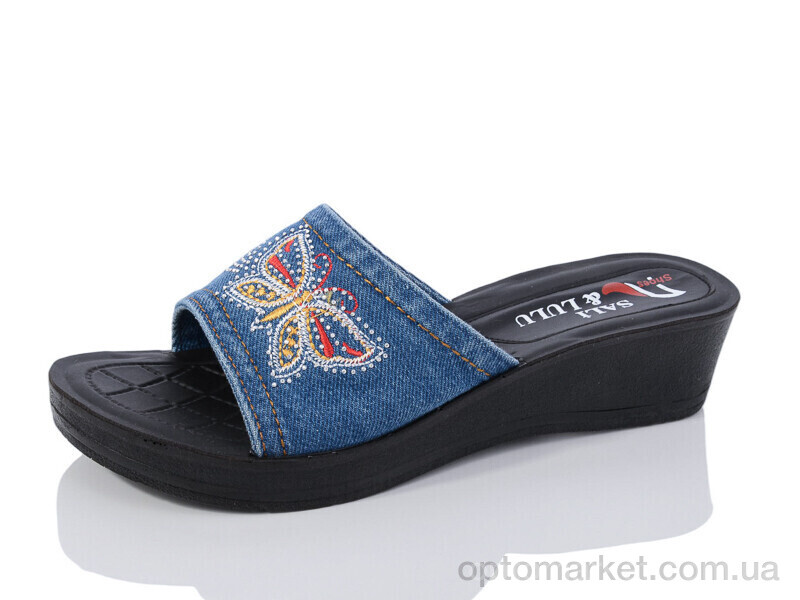 Купить Шльопанці жіночі Ж69 Sali&Lulu синій, фото 1