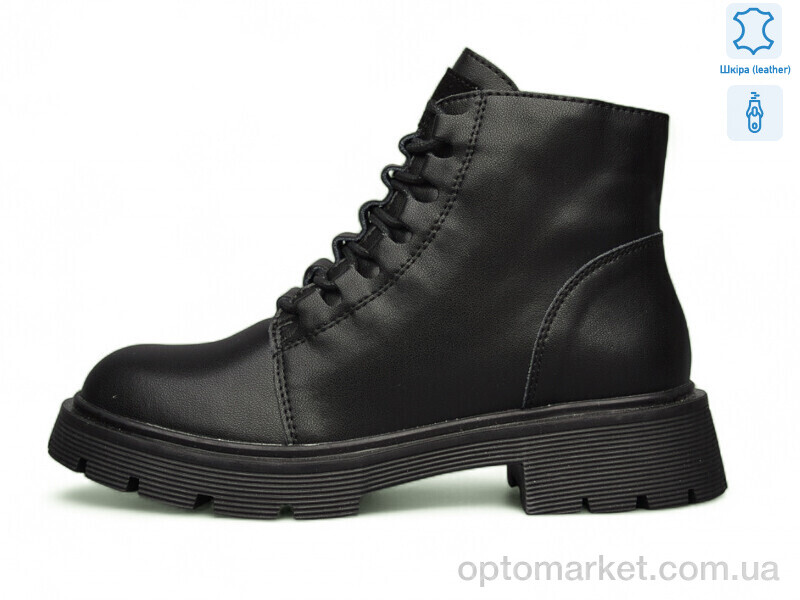 Купить Черевики жіночі ZHF127-1 MD чорний, фото 1