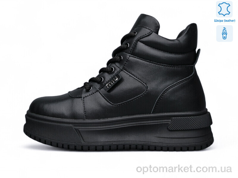 Купить Черевики жіночі ZHF132-1 MD чорний, фото 1