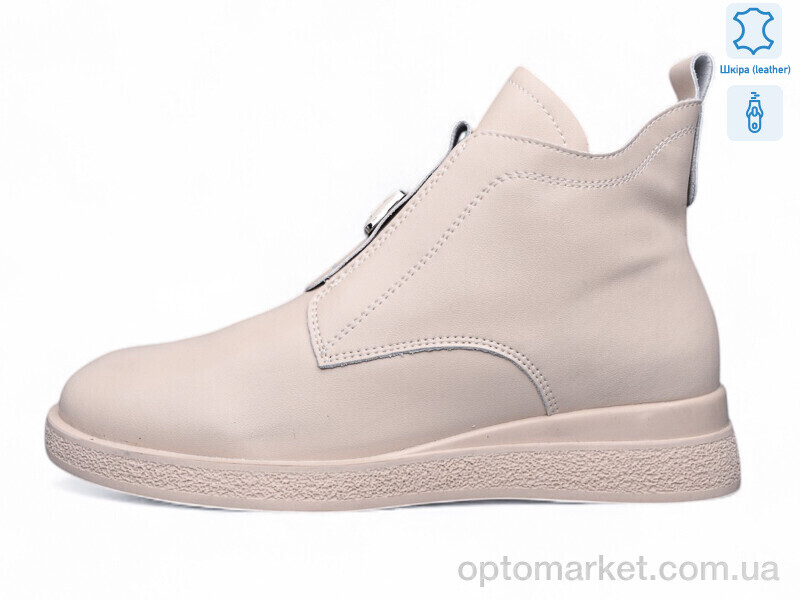 Купить Черевики жіночі ZHF190-3 MD бежевий, фото 1