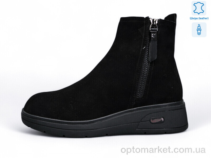 Купить Черевики жіночі ZHF737-2 MD чорний, фото 1