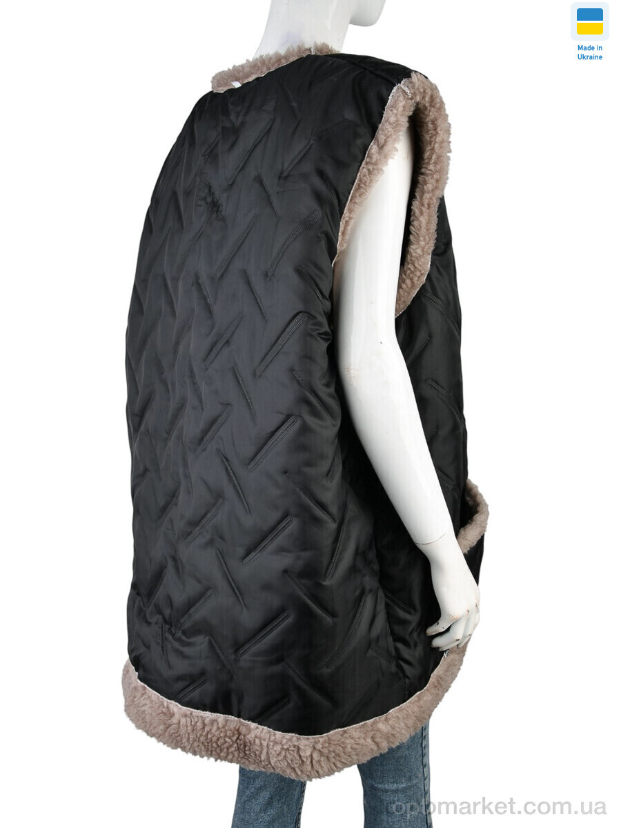 Купить Жилетка жіночі Жилетка N3 батал чорний LiBang чорний, фото 2