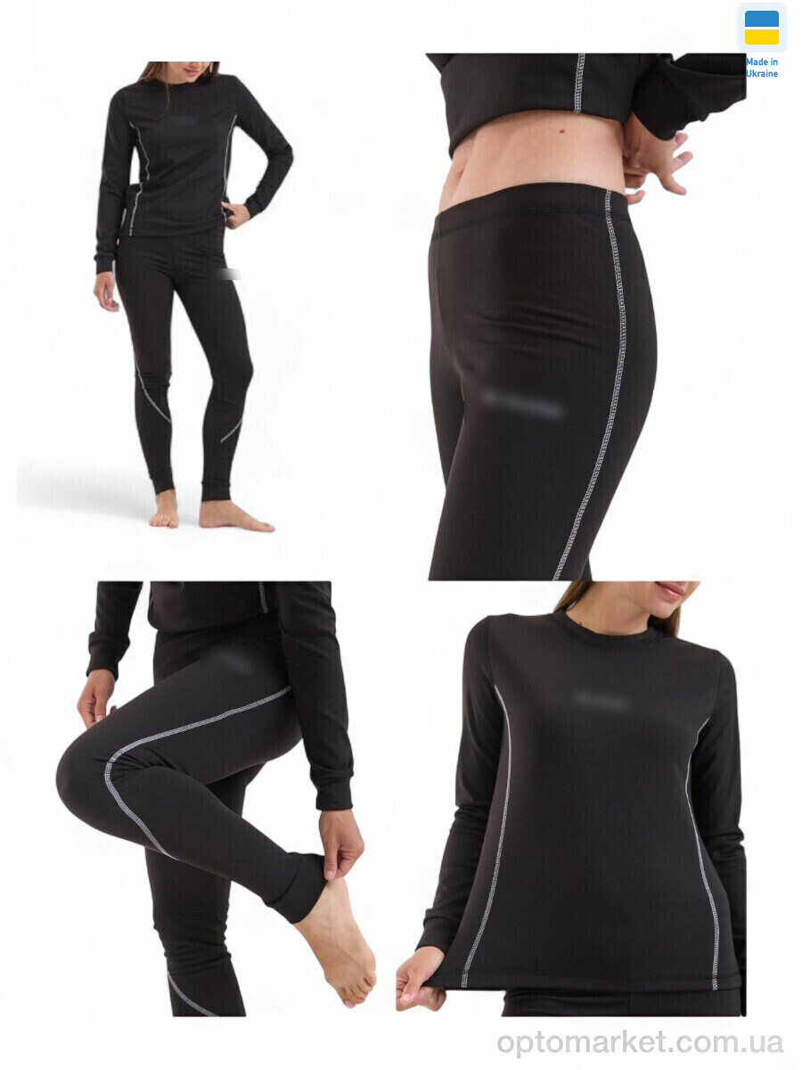 Купить Термобілизна жіночі Жіноча термо білизна чорний (2XL-5XL) C.lumbia чорний, фото 1