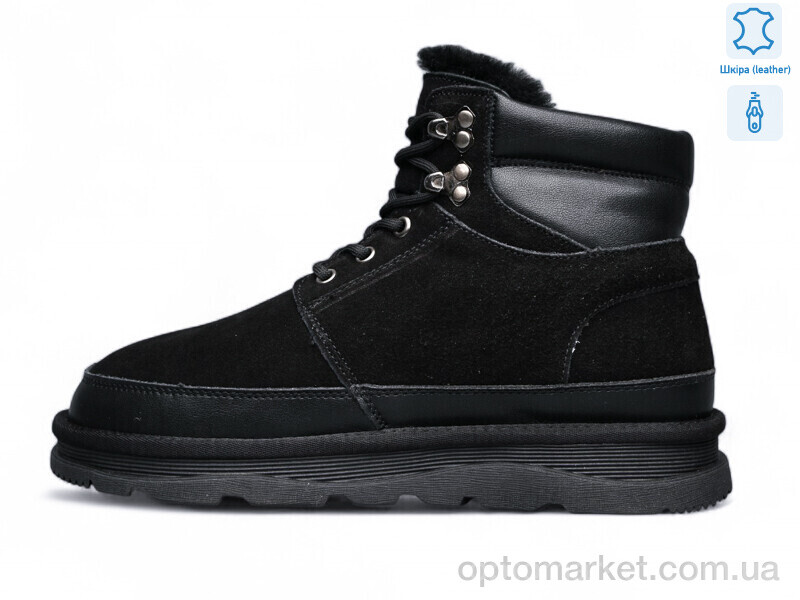 Купить Черевики чоловічі ZHM139-2 MD чорний, фото 1