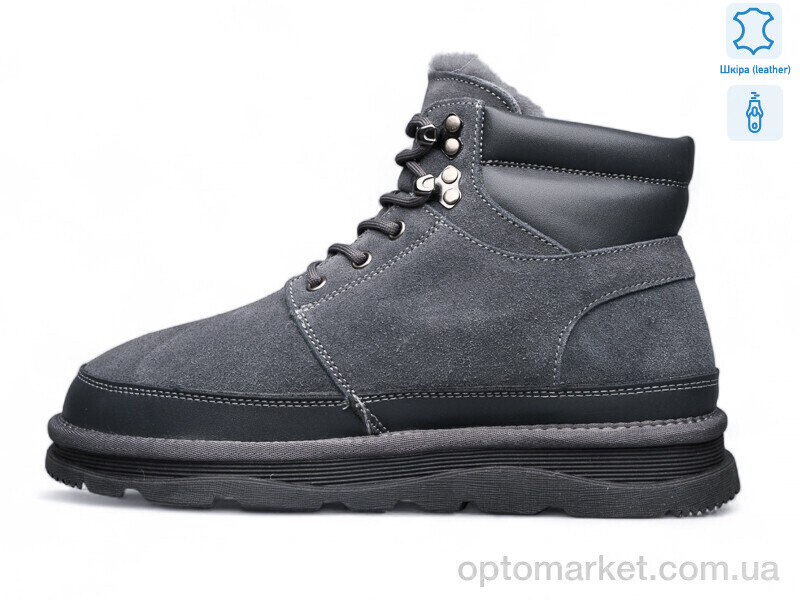 Купить Черевики чоловічі ZHM139-3 MD сірий, фото 1