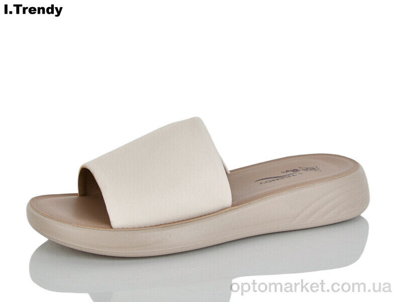 Купить Шльопанці жіночі ZK660-2 Trendy бежевий, фото 1