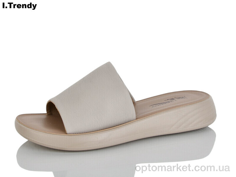 Купить Шльопанці жіночі ZK660-5 Trendy бежевий, фото 1