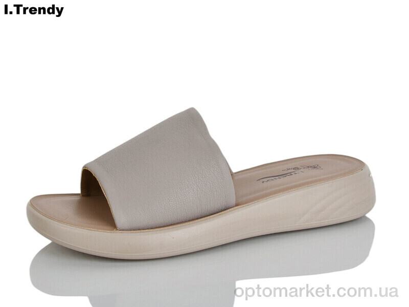 Купить Шльопанці жіночі ZK660-6 Trendy бежевий, фото 1