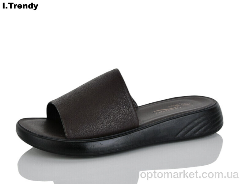 Купить Шльопанці жіночі ZK660-9 Trendy коричневий, фото 1