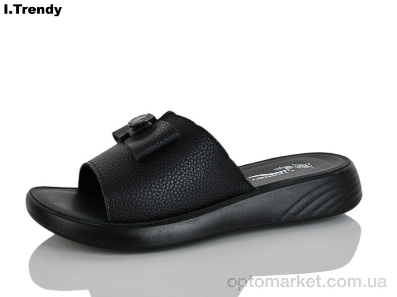 Купить Шльопанці жіночі ZK665-1 Trendy чорний, фото 1