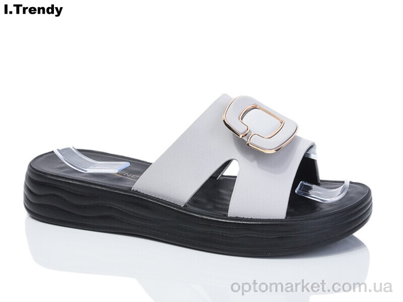 Купить Шльопанці жіночі ZK702-10 Trendy сірий, фото 1