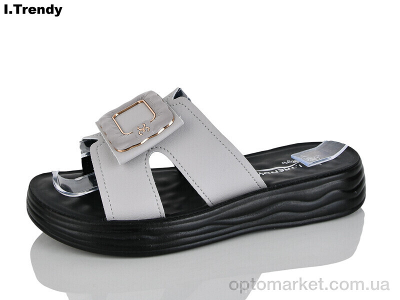 Купить Шльопанці жіночі ZK709-10 Trendy сірий, фото 1