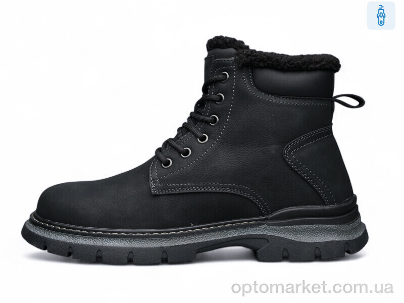 Купить Черевики чоловічі ZL303-1 Carona чорний, фото 1