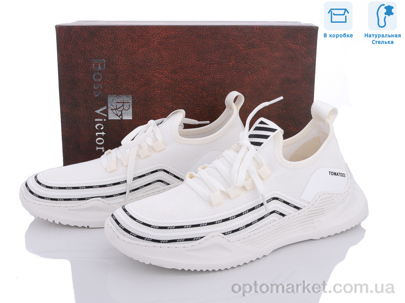 Купить Кросівки чоловічі ZTL3079 Boss Victor білий, фото 1