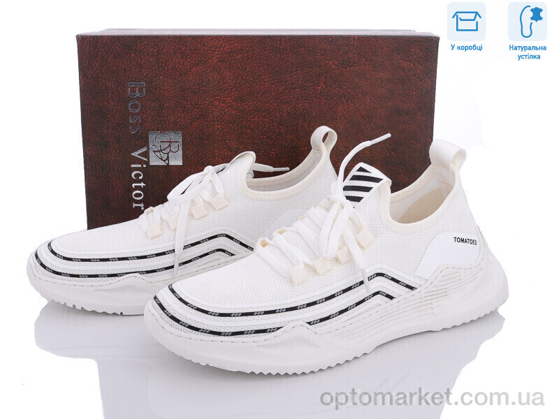 Купить Кросівки чоловічі ZTL3079 Boss Victor білий, фото 1