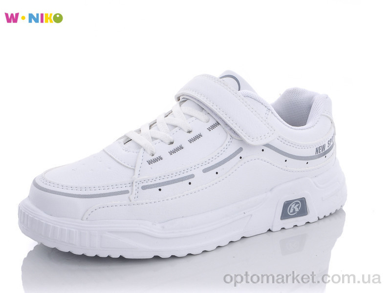 Купить Кросівки унісекс ZY111-1 W.Niko білий, фото 1
